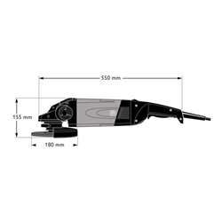 Fein Winkelschleifer WSB 25-180 X