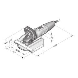 Fein Montagefräse MF 14-180