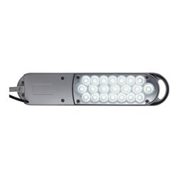 Schreibtischlampe Metall/Ku.silber H.max.450mm m.Tischklemme m.LED