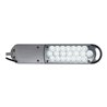Schreibtischlampe Metall/Ku.silber H.max.450mm m.Tischklemme m.LED