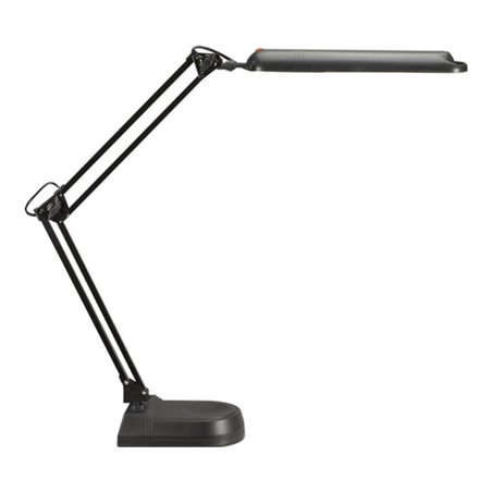 Schreibtischlampe Metall/Ku.schwarz H.max.450mm m.Standfuß m.LED