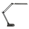 Schreibtischlampe Metall/Ku.schwarz H.max.450mm m.Standfuß m.LED