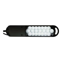 Schreibtischlampe Metall/Ku.schwarz H.max.450mm m.Standfuß m.LED