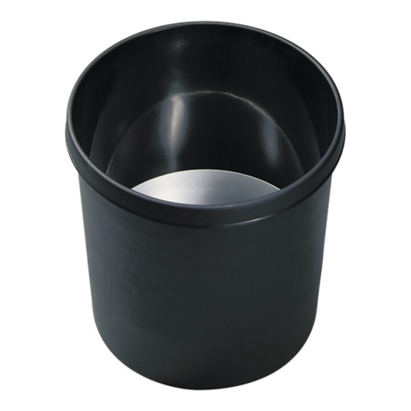 helit Papierkorb 12l H.270 x D.260mm m.Griffrand Ku.schwarz