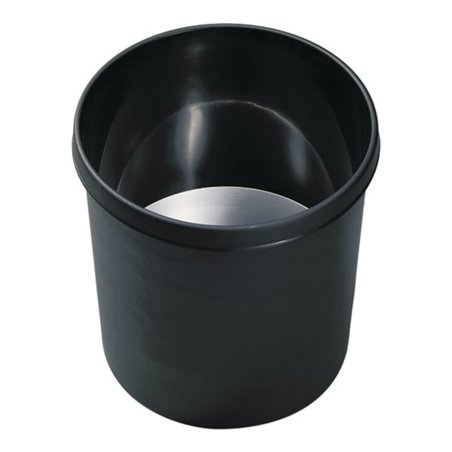 helit Papierkorb 12l H.270 x D.260mm m.Griffrand Ku.schwarz