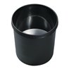 helit Papierkorb 12l H.270 x D.260mm m.Griffrand Ku.schwarz