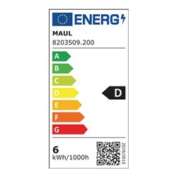 Schreibtischlampe Metall/Ku.silber H.max.450mm m.Standfuß m.LED