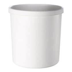 helit Papierkorb 18l H.310 x D.295mm m.Griffrand Ku.hellgrau