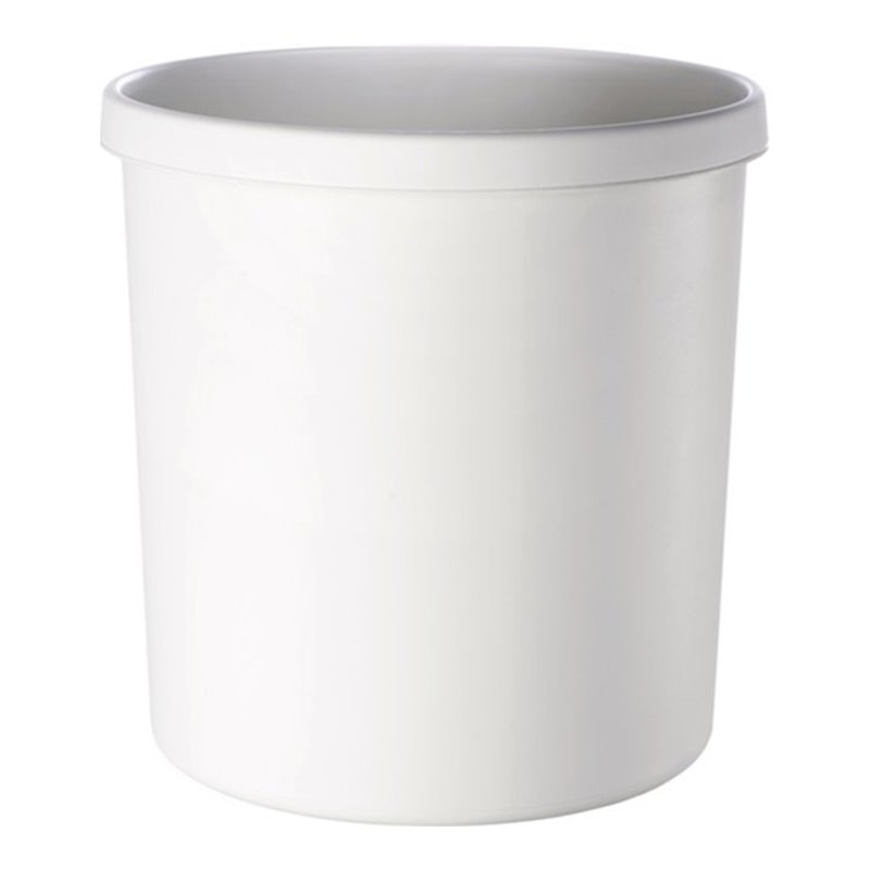 helit Papierkorb 18l H.310 x D.295mm m.Griffrand Ku.hellgrau