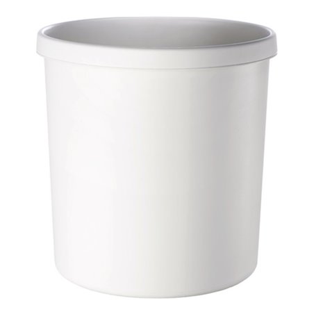helit Papierkorb 18l H.310 x D.295mm m.Griffrand Ku.hellgrau