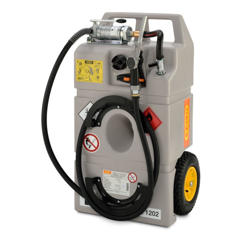 CEMO Diesel-Trolley 100 l, HP komplett mit Handpumpe 25 l/min