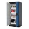 Gefahrstoffschrank, BxTxH 893x615x1953 mm, 4 Auszugswannen, inkl. TSA, Korpus/Tür RAL 7016/5010
