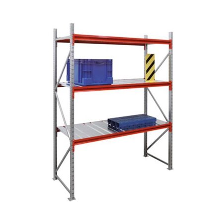 Regalwerk WILLY Weitspannregal 757 Stahl Anbaufeld HxBxT 2000x1800x1000mm