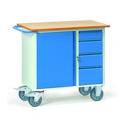 Fetra Werkstattwagen 2452 - Tragkraft 400kg TPE-Reifen