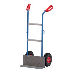 fetra Gerätekarre 11030, Tragkraft 250kg, Schaufel 15x48cm, Luftbereifung, mit Antirutschbelag