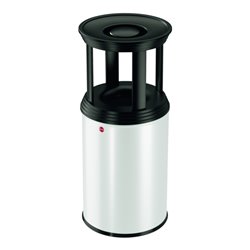 Hailo ProfiLine combi plus 30 Weiß Ascher-Papierkorb-Kombination