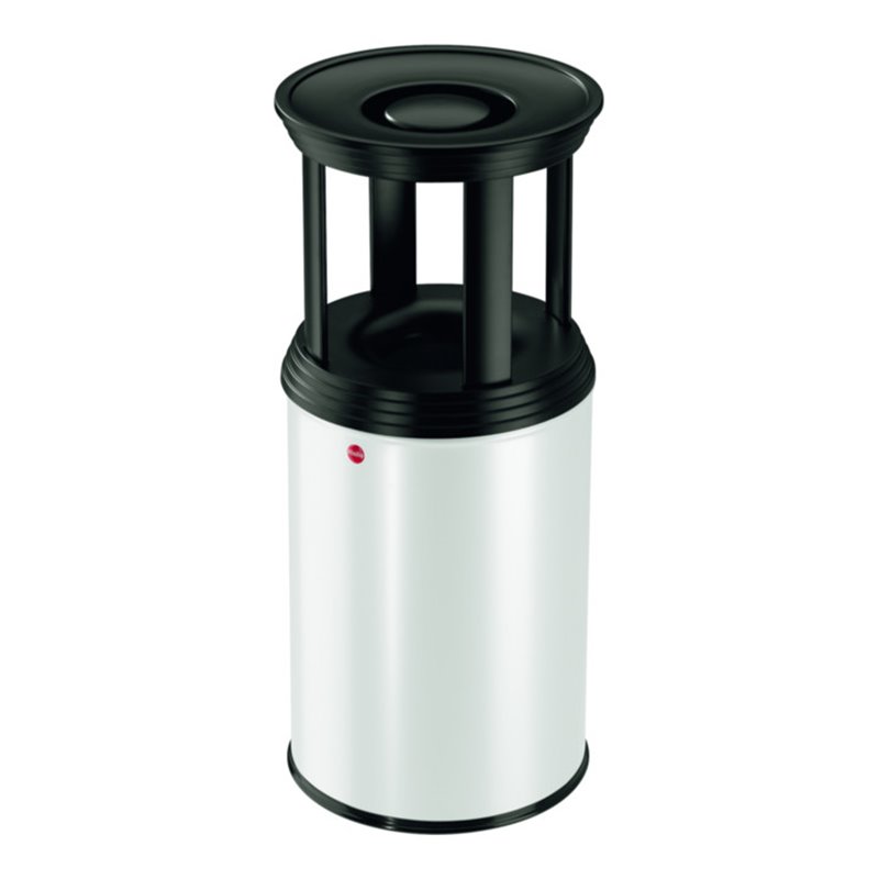 Hailo ProfiLine combi plus 30 Weiß Ascher-Papierkorb-Kombination