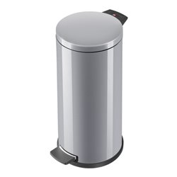 Hailo Solid 20, Tret-Mülleimer, 18 l Silber