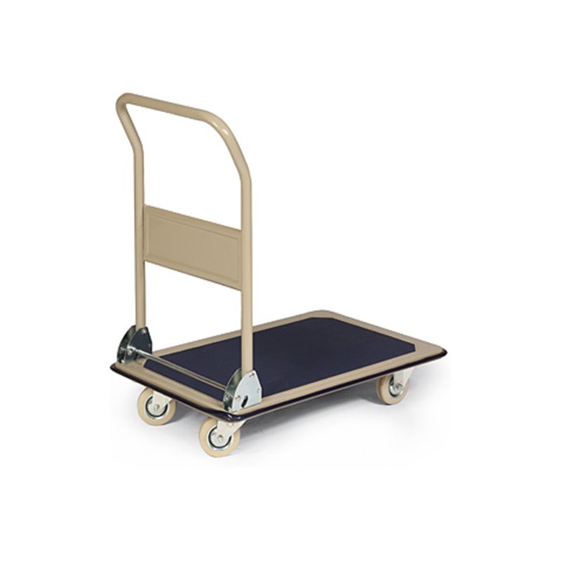 Taurotrade Plattformwagen 150kg Klappbarer Schiebegriff grau