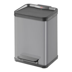 Hailo Tret-Abfalltrenner öko duo22 Platin Inneneimer: Kunststoff