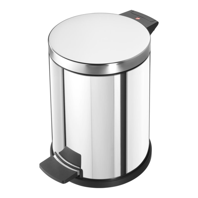 Hailo Solid 14, Tret-Mülleimer, 12 l Edelstahl
