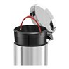 Hailo Solid 14, Tret-Mülleimer, 12 l Edelstahl