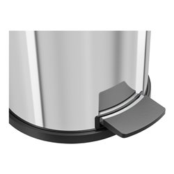 Hailo Solid 14, Tret-Mülleimer, 12 l Edelstahl
