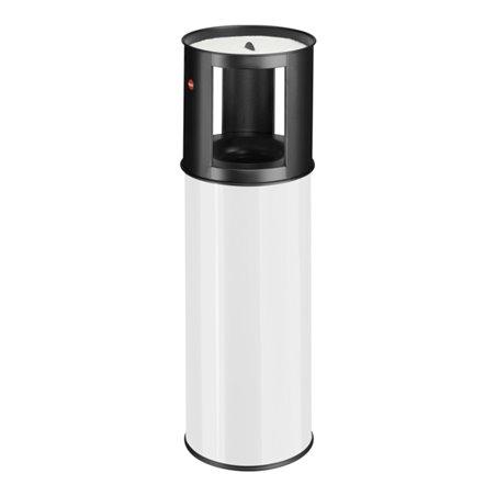 Hailo ProfiLine Care 25 Weiß Ascher-Papierkorb-Kombination