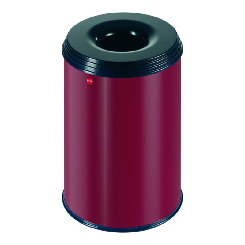 Hailo ProfiLine Safe 30 Kaminrot Flammenlöschender Papierkorb