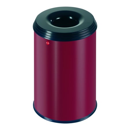 Hailo ProfiLine Safe 30 Kaminrot Flammenlöschender Papierkorb