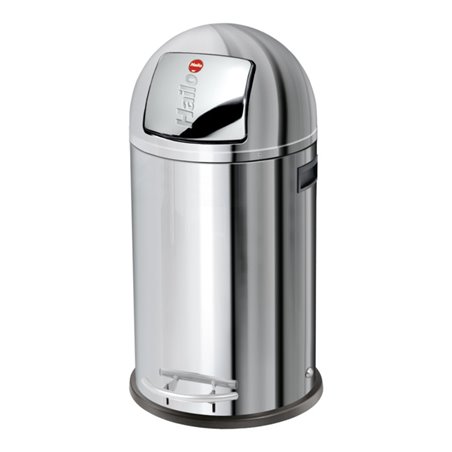 Hailo Großraum-Abfallbox Kick Maxx 35 Edelstahl