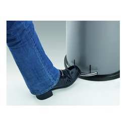 Hailo Großraum-Abfallbox Kick Maxx 35 Edelstahl