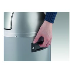 Hailo Großraum-Abfallbox Kick Maxx 35 Edelstahl