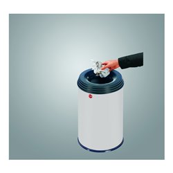 Hailo ProfiLine Safe 20 Blau Flammenlöschender Papierkorb