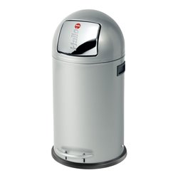 Hailo Großraum-Abfallbox Kick Maxx 35 silber