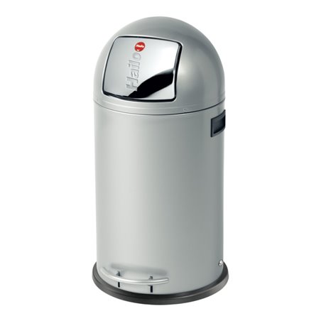 Hailo Großraum-Abfallbox Kick Maxx 35 silber