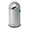 Hailo Großraum-Abfallbox Kick Maxx 35 silber