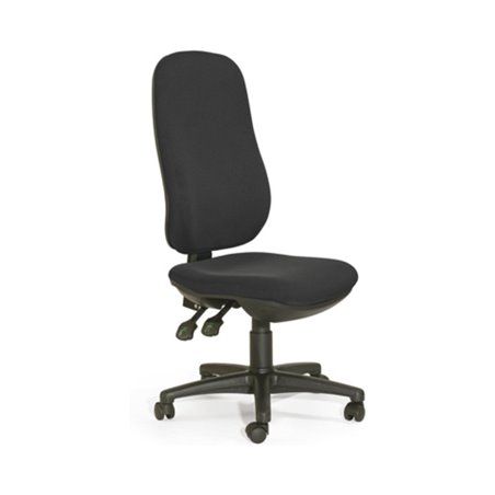 Taurosit Hochlehn-Drehstuhl ECO konturgeformte Rücklehne Bandscheibensitz Schw.