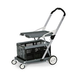 Clax Klappmobil grau/grau mit Klappbox Traglast 60 kg