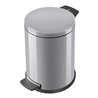 Hailo Solid 14, Tret-Mülleimer, 12 l Silber