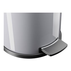 Hailo Solid 14, Tret-Mülleimer, 12 l Silber