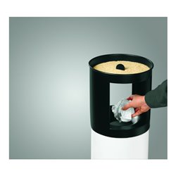 Hailo ProfiLine Care 40 Weiß Ascher-Papierkorb-Kombination