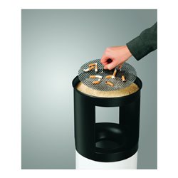 Hailo ProfiLine Care 40 Weiß Ascher-Papierkorb-Kombination