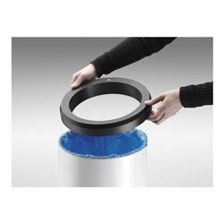 Hailo Großraum-Abfallbox Big Bin Quick 45 Edelstahl