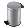 Hailo Solid 4, Tret-Kosmetik-Mülleimer, 3 l Silber