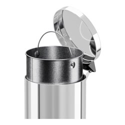 Hailo Solid 14, Tret-Mülleimer, 12 l Edelstahl