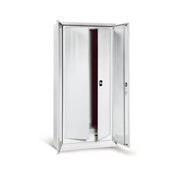 Taurotrade Werkzeug-Flügeltürschrank-Set ECO Böden verzinkt Lichtgrau