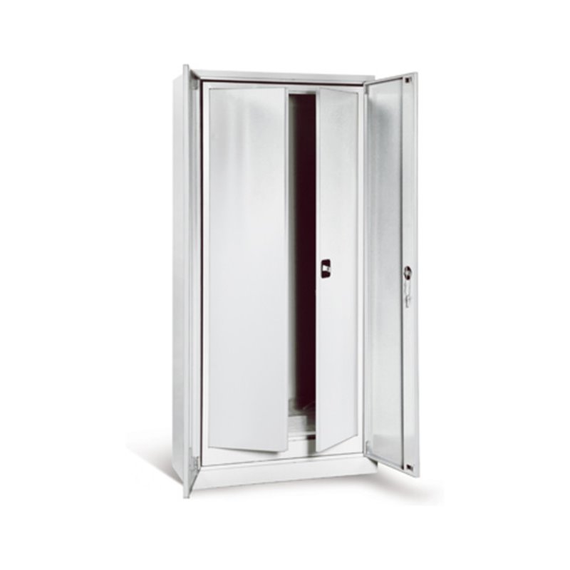 Taurotrade Werkzeug-Flügeltürschrank-Set ECO Böden verzinkt Lichtgrau