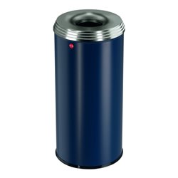 Hailo ProfiLine Safe pro 50 Saphirblau Flammenlöschender Papierkorb