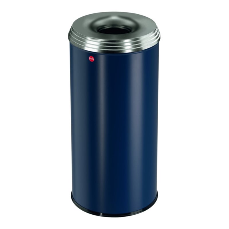 Hailo ProfiLine Safe pro 50 Saphirblau Flammenlöschender Papierkorb